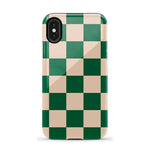 Fit Check | Green Checkerboard Case iPhone Case get.casely Essential iPhone X / XS 