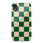 Fit Check | Green Checkerboard Case iPhone Case get.casely Essential iPhone XR 