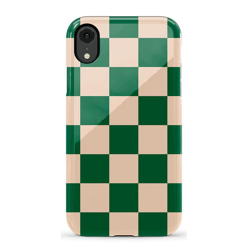 Fit Check | Green Checkerboard Case iPhone Case get.casely Essential iPhone XR 