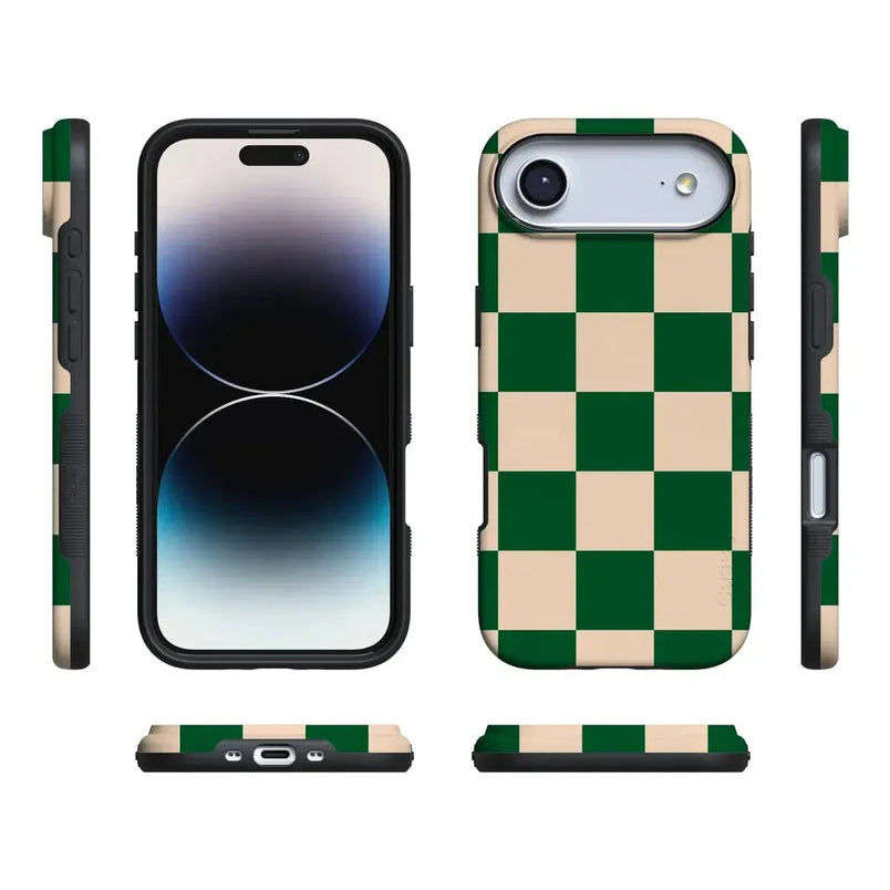 Fit Check | Green Checkerboard Case iPhone Case get.casely 