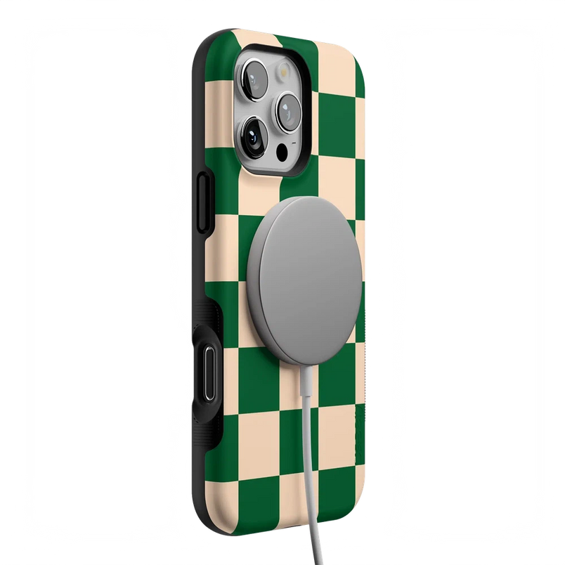 Fit Check | Green Checkerboard Case iPhone Case get.casely 