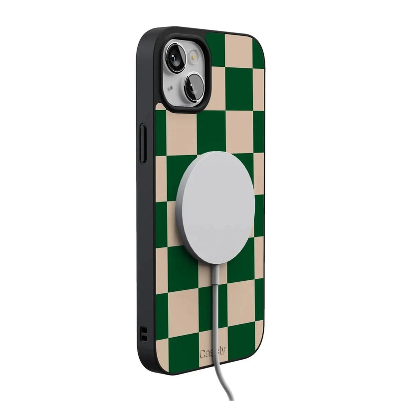 Fit Check | Green Checkerboard Case iPhone Case get.casely 