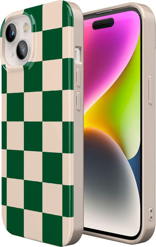 Fit Check | Green Checkerboard Case iPhone Case get.casely 