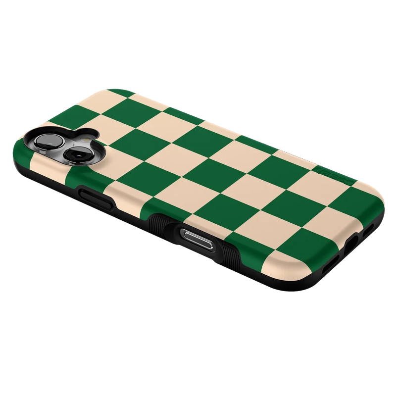 Fit Check | Green Checkerboard Case iPhone Case get.casely 