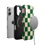 Fit Check | Green Checkerboard Case iPhone Case get.casely 