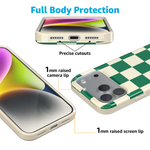 Fit Check | Green Checkerboard Case iPhone Case get.casely 