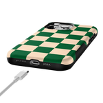 Fit Check | Green Checkerboard Case iPhone Case get.casely 