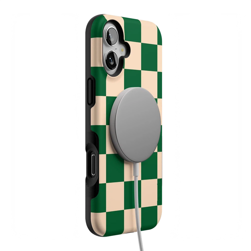 Fit Check | Green Checkerboard Case iPhone Case get.casely 