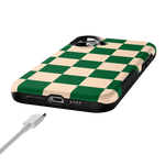 Fit Check | Green Checkerboard Case iPhone Case get.casely 
