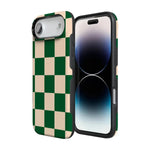 Fit Check | Green Checkerboard Case iPhone Case get.casely 
