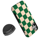 Fit Check | Green Checkerboard Case iPhone Case get.casely 