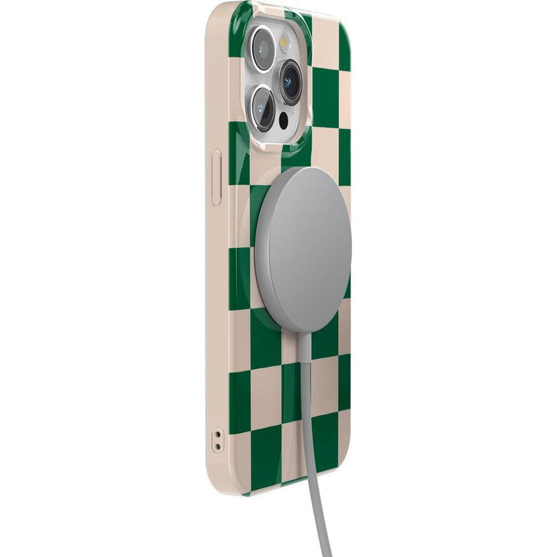 Fit Check | Green Checkerboard Case iPhone Case get.casely 