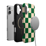 Fit Check | Green Checkerboard Case iPhone Case get.casely 