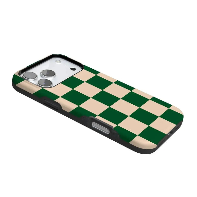 Fit Check | Green Checkerboard Case iPhone Case get.casely 