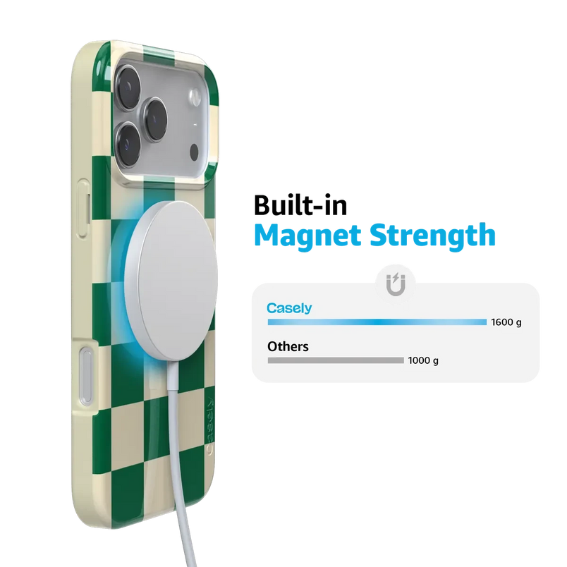 Fit Check | Green Checkerboard Case iPhone Case get.casely 