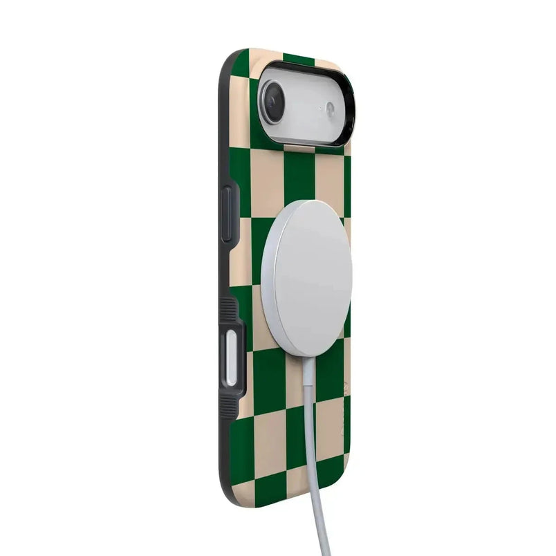 Fit Check | Green Checkerboard Case iPhone Case get.casely 