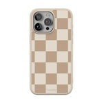 Fit Check | Neutral Checkerboard Case iPhone Case get.casely Align + MagSafe® iPhone 15 Pro Max 