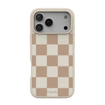 Fit Check | Neutral Checkerboard Case iPhone Case get.casely Align + MagSafe® iPhone 17 Pro Max 
