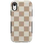 Fit Check | Neutral Checkerboard Case iPhone Case get.casely Bold iPhone XR 