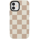 Fit Check | Neutral Checkerboard Case iPhone Case get.casely Bold + MagSafe® iPhone 12