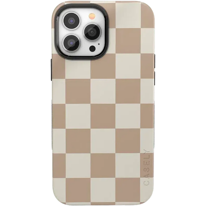 Fit Check | Neutral Checkerboard Case iPhone Case get.casely Bold + MagSafe® iPhone 13 Pro Max