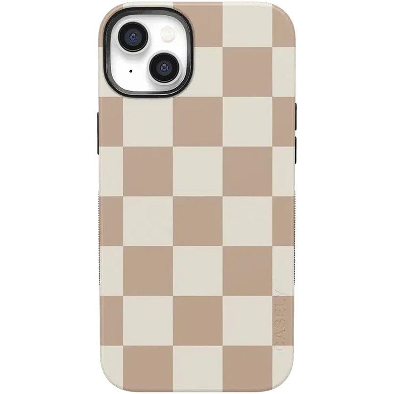 Fit Check | Neutral Checkerboard Case iPhone Case get.casely Bold + MagSafe® iPhone 14 Plus