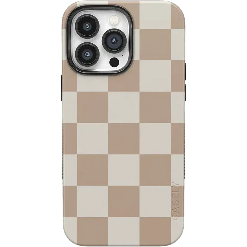 Fit Check | Neutral Checkerboard Case iPhone Case get.casely Bold + MagSafe® iPhone 14 Pro Max
