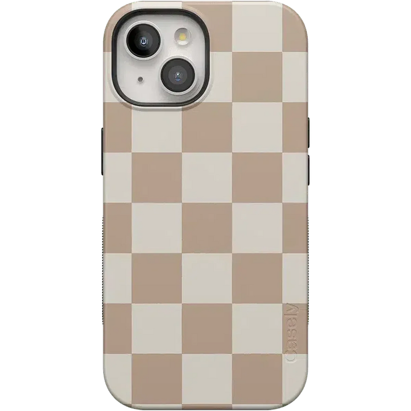 Fit Check | Neutral Checkerboard Case iPhone Case get.casely Bold + MagSafe® iPhone 15