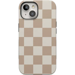 Fit Check | Neutral Checkerboard Case iPhone Case get.casely Bold + MagSafe® iPhone 15