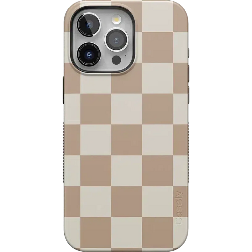 Fit Check | Neutral Checkerboard Case iPhone Case get.casely Bold + MagSafe® iPhone 15 Pro Max