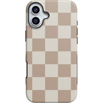 Fit Check | Neutral Checkerboard Case iPhone Case get.casely Bold + MagSafe® iPhone 16 Plus