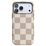 Fit Check | Neutral Checkerboard Case iPhone Case get.casely Bold + MagSafe® iPhone 17 Pro Max 