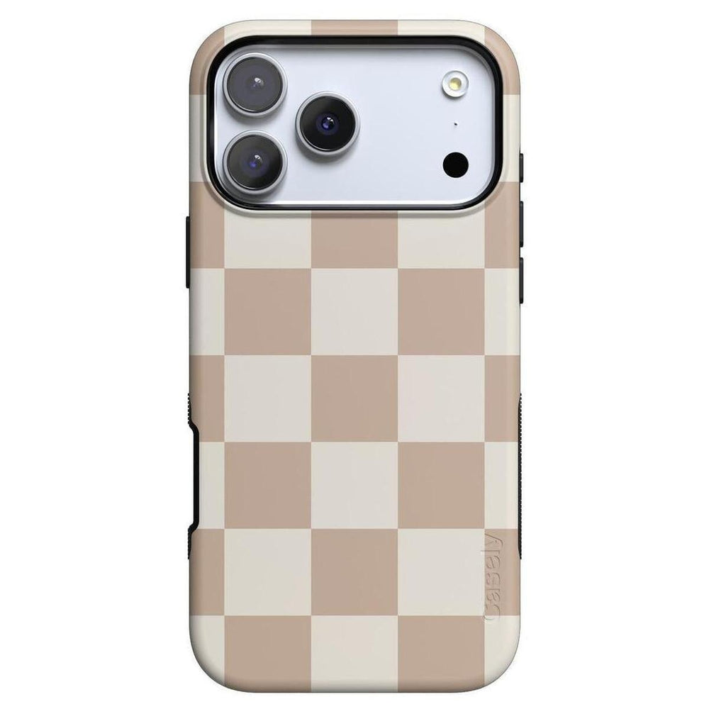 Fit Check | Neutral Checkerboard Case iPhone Case get.casely Bold + MagSafe® iPhone 17 Pro Max 