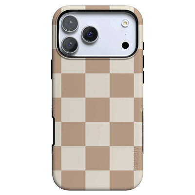 Fit Check | Neutral Checkerboard Case iPhone Case get.casely Bold + MagSafe® iPhone 18 Pro Max 