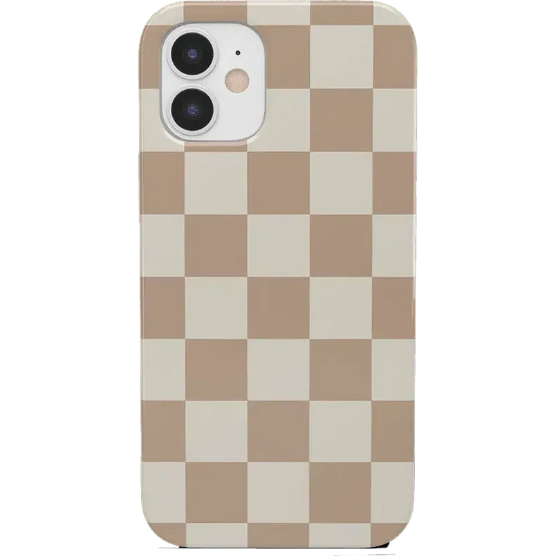 Fit Check | Neutral Checkerboard Case iPhone Case get.casely Classic iPhone 12