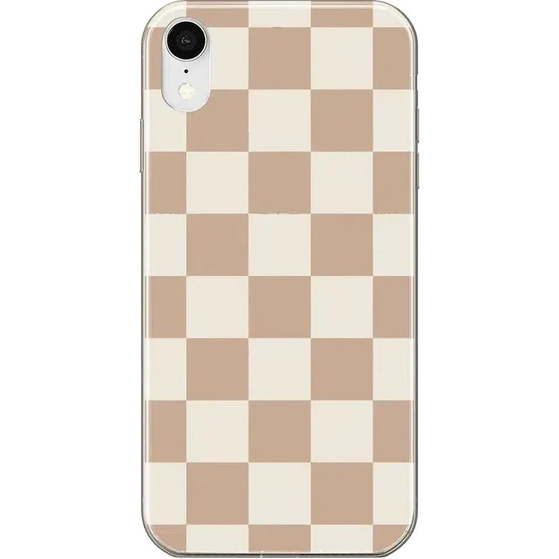 Fit Check | Neutral Checkerboard Case iPhone Case get.casely Classic iPhone XR 