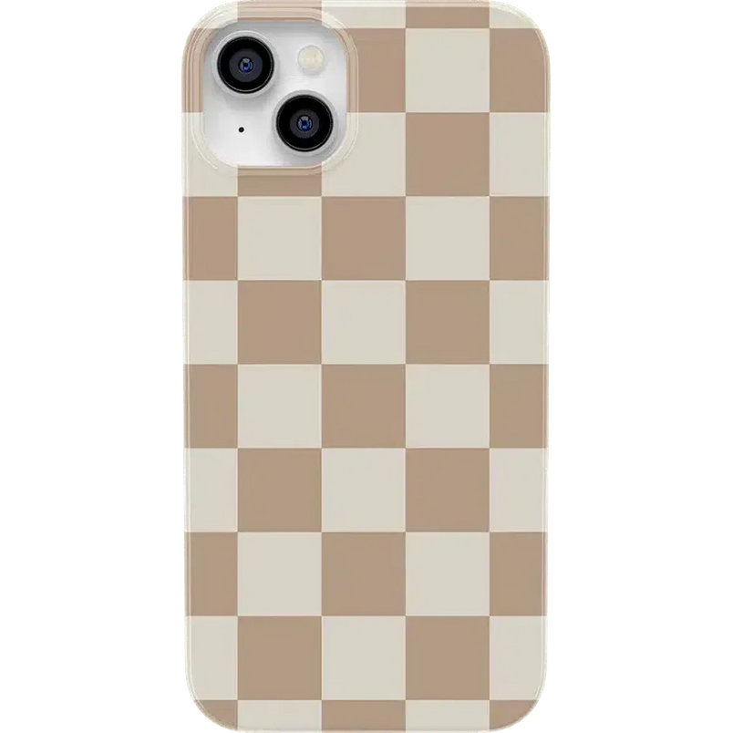 Fit Check | Neutral Checkerboard Case iPhone Case get.casely Classic + MagSafe® iPhone 14 Plus