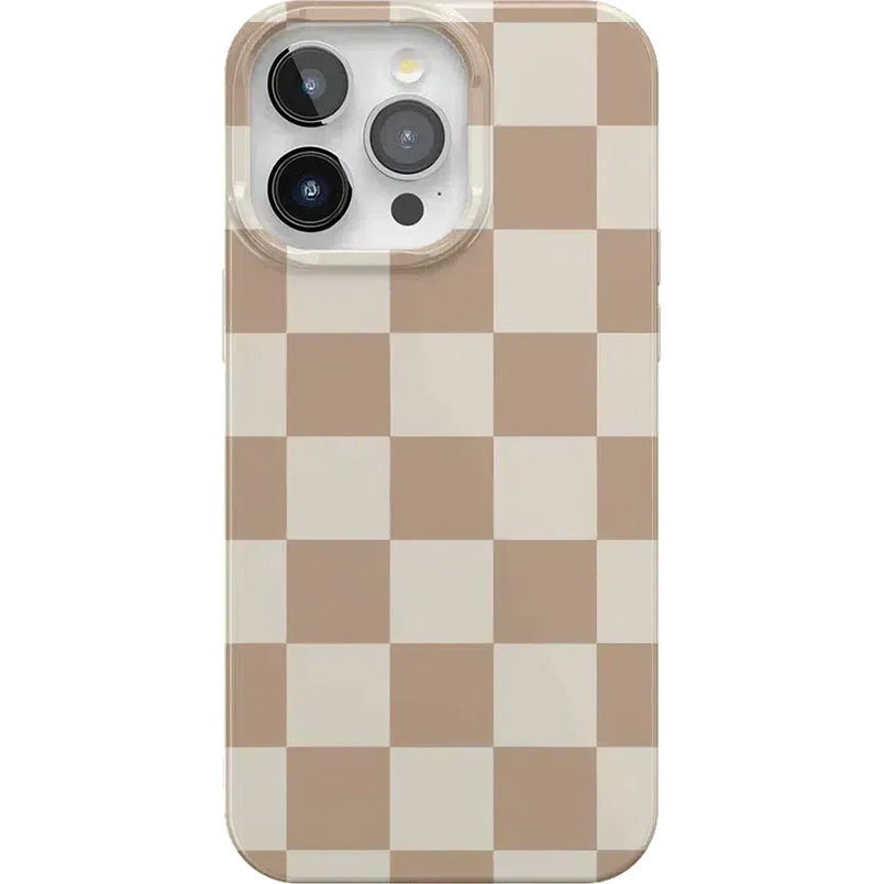Fit Check | Neutral Checkerboard Case iPhone Case get.casely Classic + MagSafe® iPhone 15 Pro