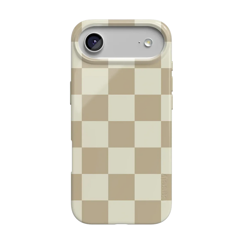Fit Check | Neutral Checkerboard Case iPhone Case get.casely Classic + MagSafe® iPhone 17 Air 