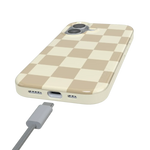 Fit Check | Neutral Checkerboard Case iPhone Case get.casely 