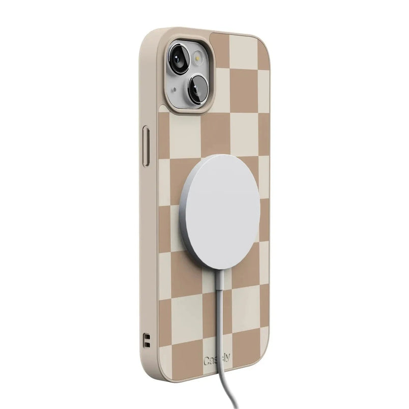 Fit Check | Neutral Checkerboard Case iPhone Case get.casely 