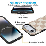 Fit Check | Neutral Checkerboard Case iPhone Case get.casely 