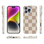 Fit Check | Neutral Checkerboard Case iPhone Case get.casely 