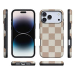 Fit Check | Neutral Checkerboard Case iPhone Case get.casely 