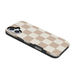 Fit Check | Neutral Checkerboard Case iPhone Case get.casely 