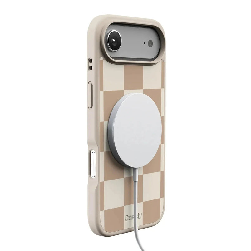 Fit Check | Neutral Checkerboard Case iPhone Case get.casely 