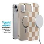 Fit Check | Neutral Checkerboard Case iPhone Case get.casely 