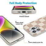 Fit Check | Neutral Checkerboard Case iPhone Case get.casely 