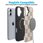 Fit Check | Neutral Checkerboard Case iPhone Case get.casely 