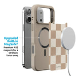 Fit Check | Neutral Checkerboard Case iPhone Case get.casely 